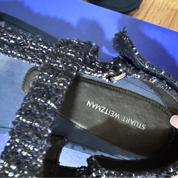 STUART WEITZMAN Vail Sport Fae-Fall Tweed Sandals in size 7.5 - Picture 8 of 10